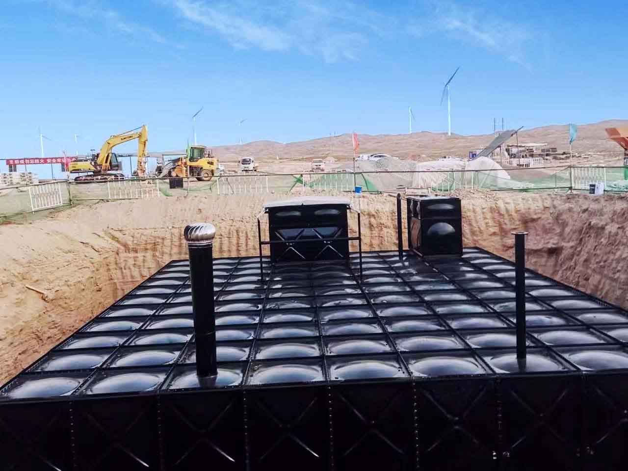 甘肅某鎮地埋消防水箱